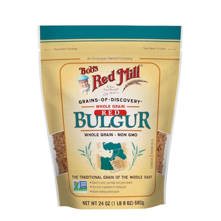 Bobs Red Mill Natural Foods Bob's Red Mill Red Bulgur 24 oz. Resealable Pouches, PK4 1100S244